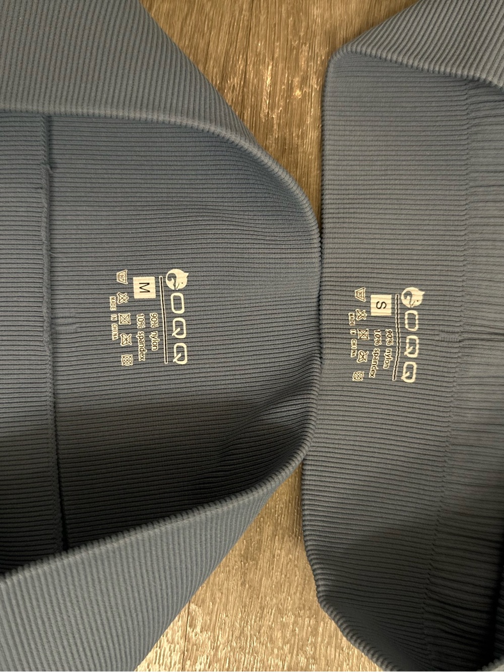 Blue Workout Set - Ribbed - Picture 3 of 5